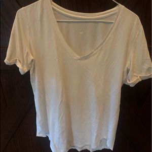 White Lululemon Tee